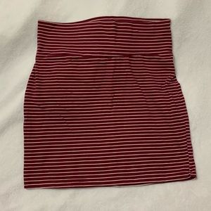 Charlotte Russe bodycon striped skirt